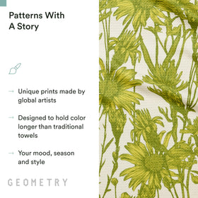 GEOMETRY Tea Towel cleaning spills ideal for quick wipe-downs on counters
