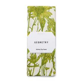 GEOMETRY Tea Towel Spring print for versatile kitchen drying and stylish accents