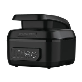 George Foreman Beyond Grill front view showing 7-in-1 versatility for quick meals