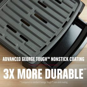 George Foreman Submersible Grill with durable nonstick coating for easy cooking
