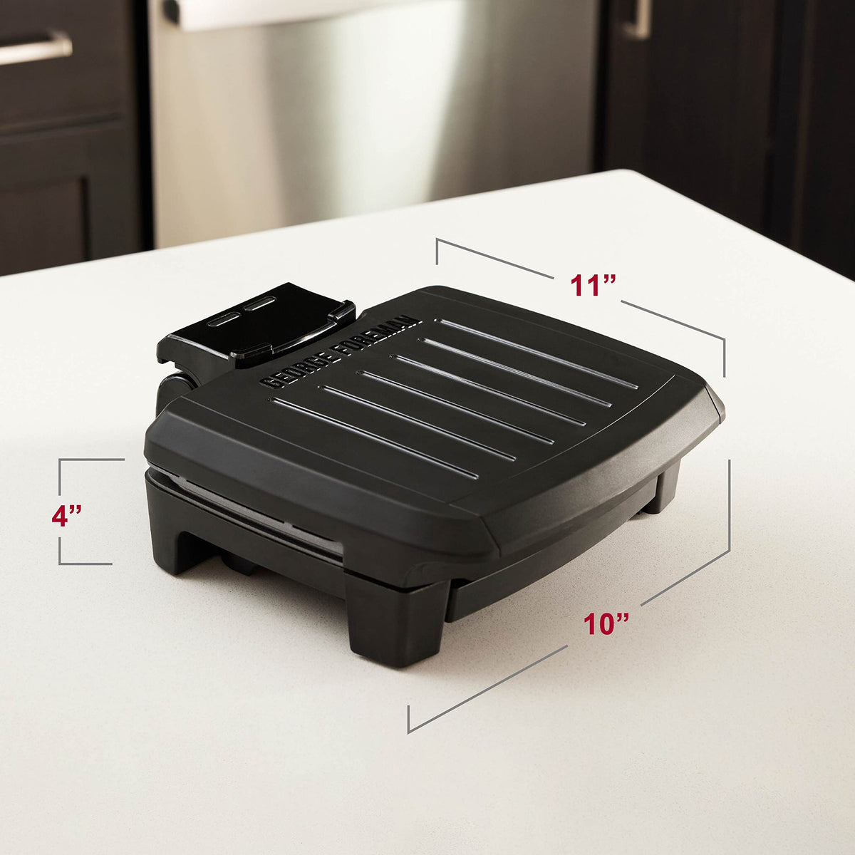 George Foreman Fully Submersible Grill easy clean design simplifies cleanup