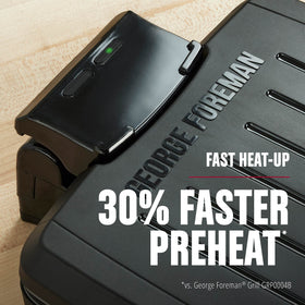 George Foreman Fully Submersible Grill preheats faster for quick meals