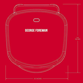 George Foreman GR10B ideal for dorm room meals and quick grills