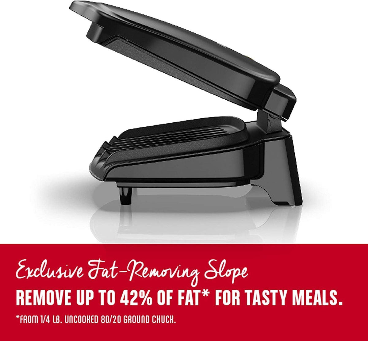 George Foreman GR10B durable nonstick coating for easy cleaning