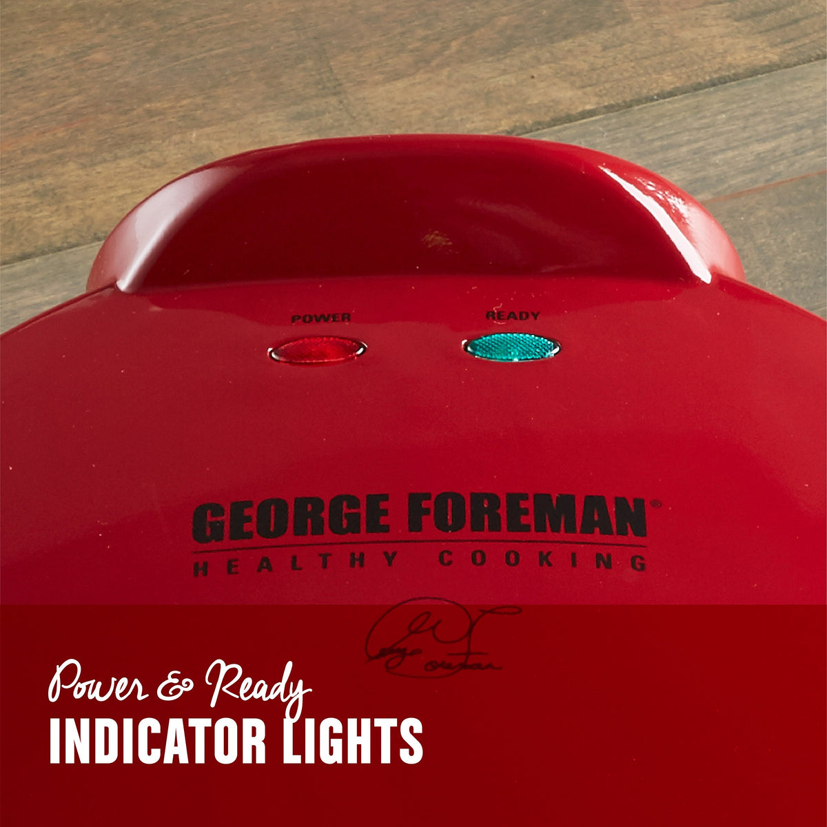 George Foreman Quesadilla Maker red 10-inch plates with six pockets