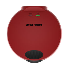 George Foreman Quesadilla Maker red slip-resistant grip for safe handling