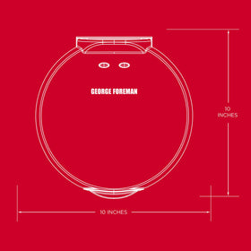 George Foreman Quesadilla Maker red power and ready indicator lights