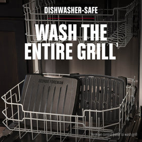 GEORGE FOREMAN Submersible grill heats 30% faster for speedy meals.