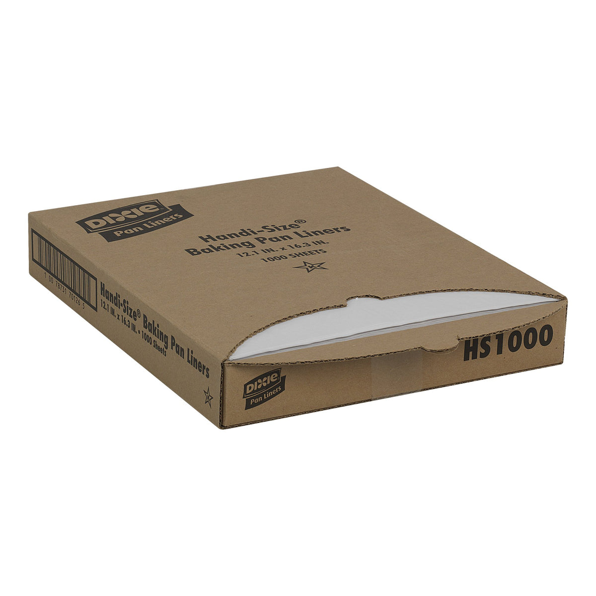 Star-K marked Kosher Pareve Dixie liner for Passover use.