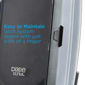 Durable latch-system design supports busy venues with reliable dispensing.
