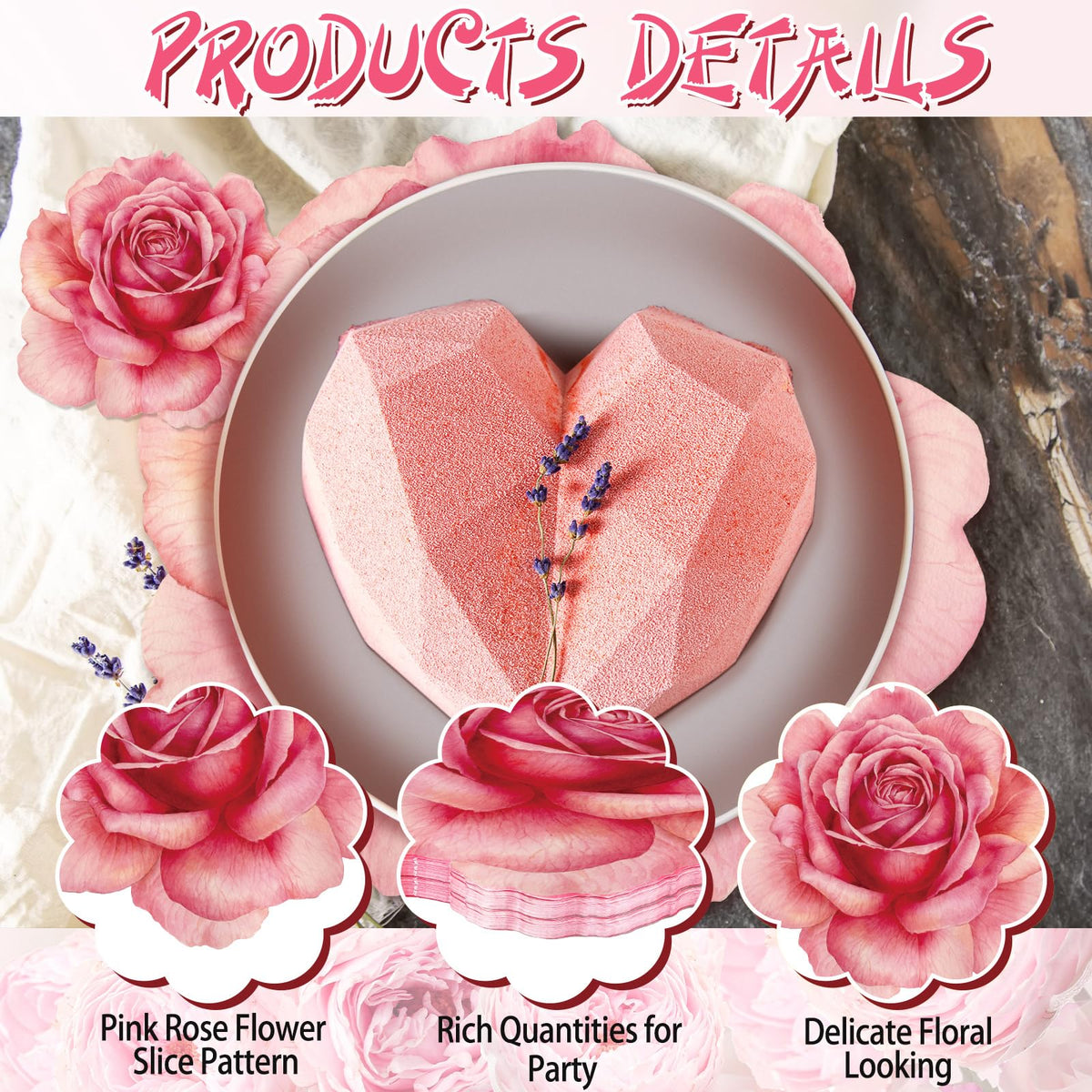 Geosar pink rose charger plate 13x11 inches creates a stylish centerpiece for events.