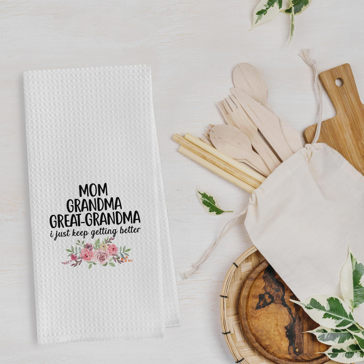 Geqtt Great Grandma dish towels absorbent and soft for everyday dish drying and hand wiping