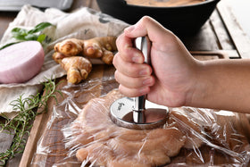 Gerior solid stainless steel tenderizer 18-10 construction for durable kitchen tool