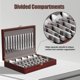 Gernshe divided compartments keep spoons and forks neatly separated for easy access.