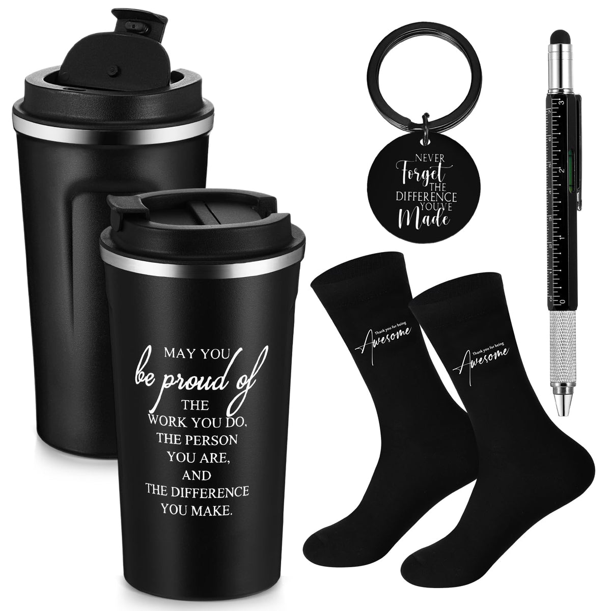 Gerrii 17oz stainless steel tumbler with lid designed for hot or cold drinks.
