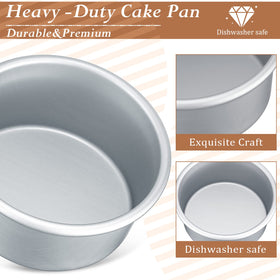 Gerrii easy-release mini pan with smooth sides for neat, level cake layers