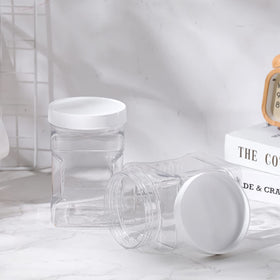 Gerrii reusable canister set supports tidy storage of screws, buttons, and small toys.