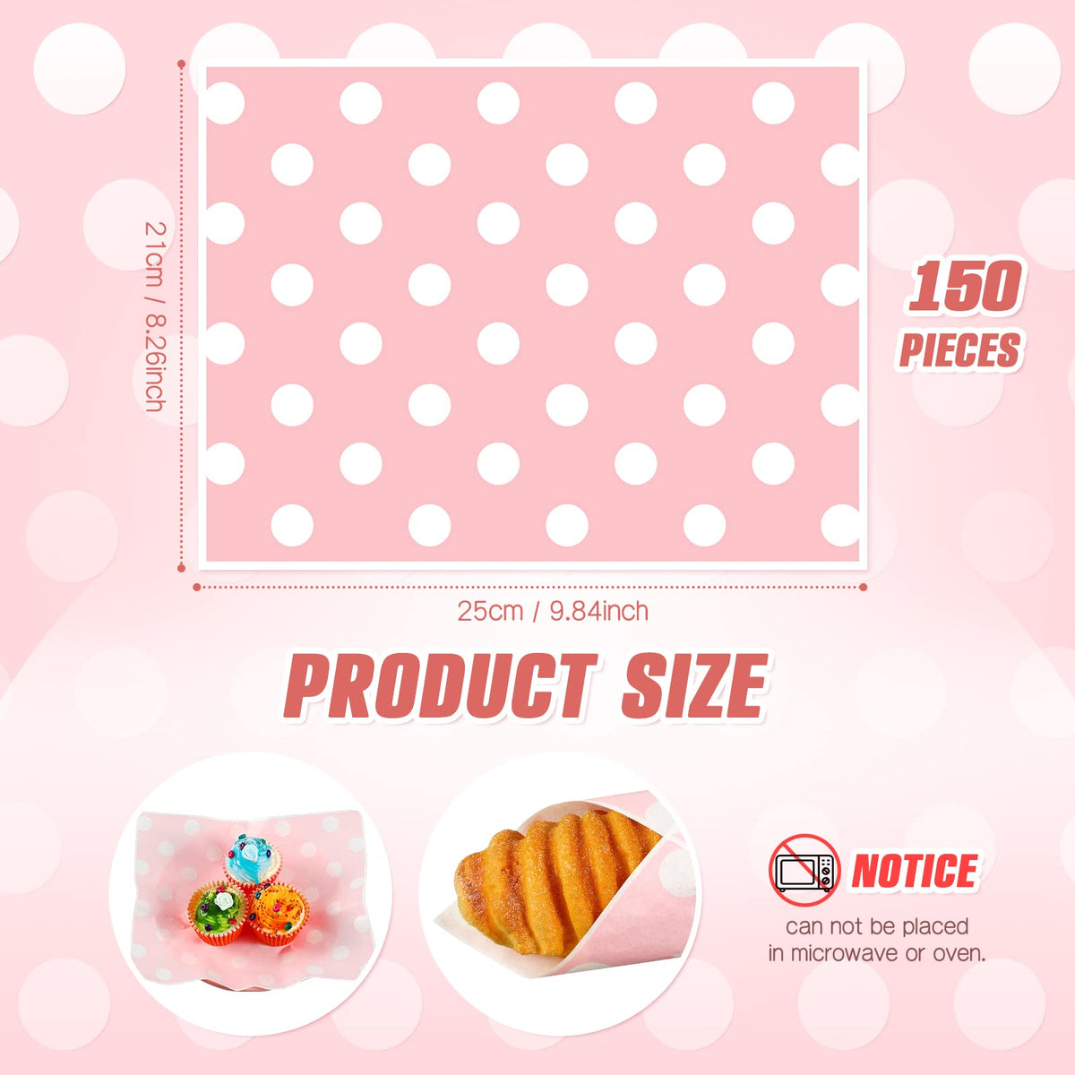 Gersoniel greaseproof wrap paper ideal for sandwiches and snacks