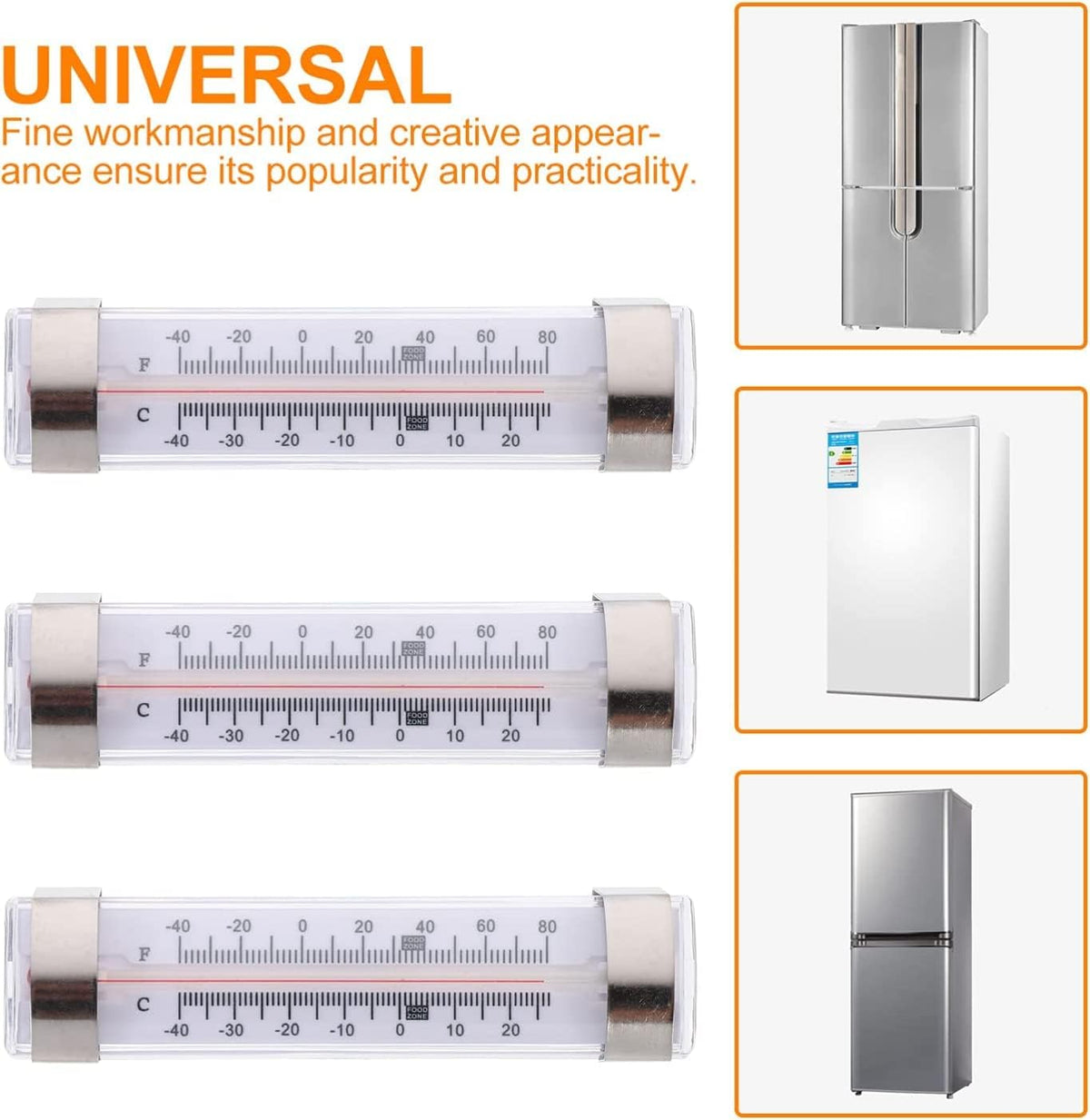 GERUSEA freezer thermometer inside freezer showing ultra-low temps