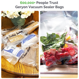 Geryon bag for sous vide cooking with confidence
