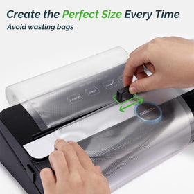 GERYON vacuum sealer bags roll 11x50ft ideal for bulk portions and freezer organization.