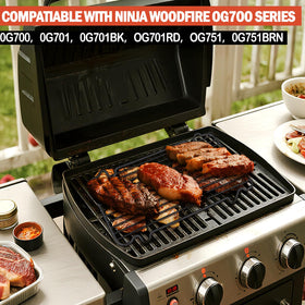 GESTONE 12 x 7.5 inch rack fits pans larger than 13 inches.