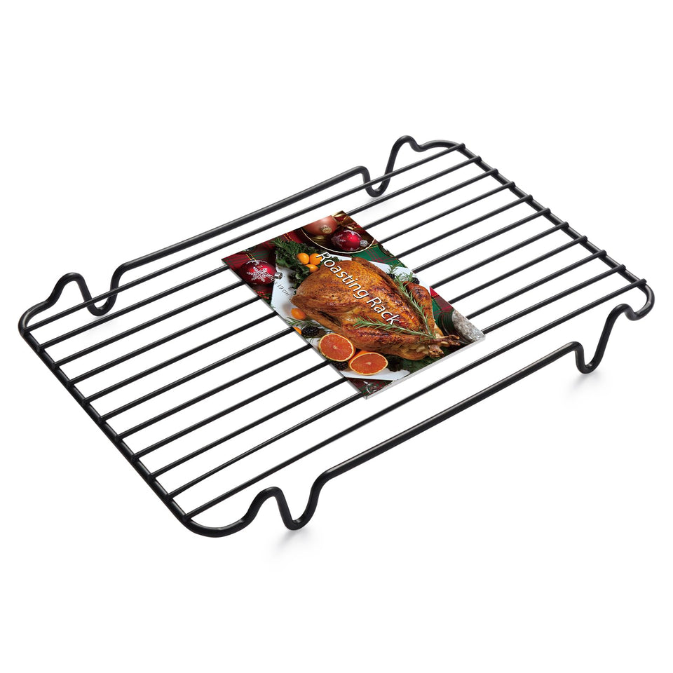 GESTONE roasting rack heavy duty 12x7.5 inch elevates meat for even browning