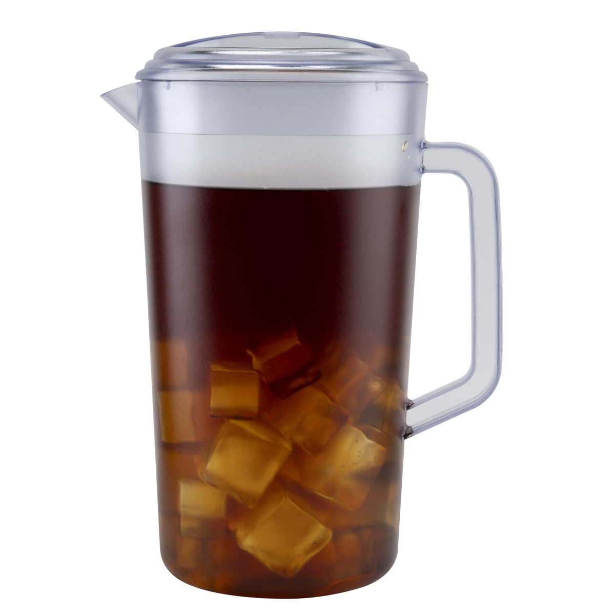 GET heavy-duty 1-gallon pitcher with lid for durable service in busy kitchens