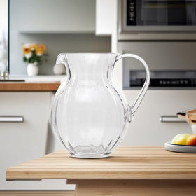 GET P-4090 clear pitcher with handle offers elegant presentation and easy serving