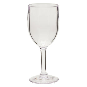GET shatterproof 8oz wine glass resists breaks indoors and outdoors.