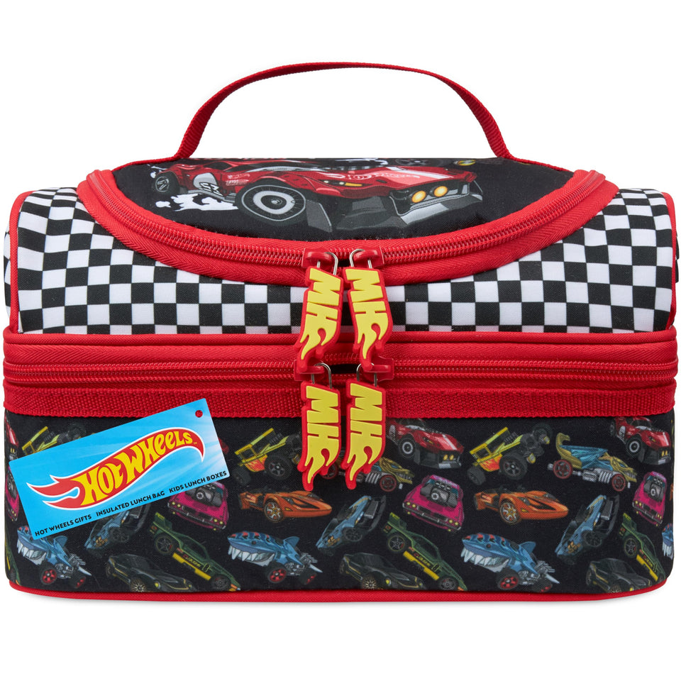 Get Trend Hot Wheels lunch bag front view for school days