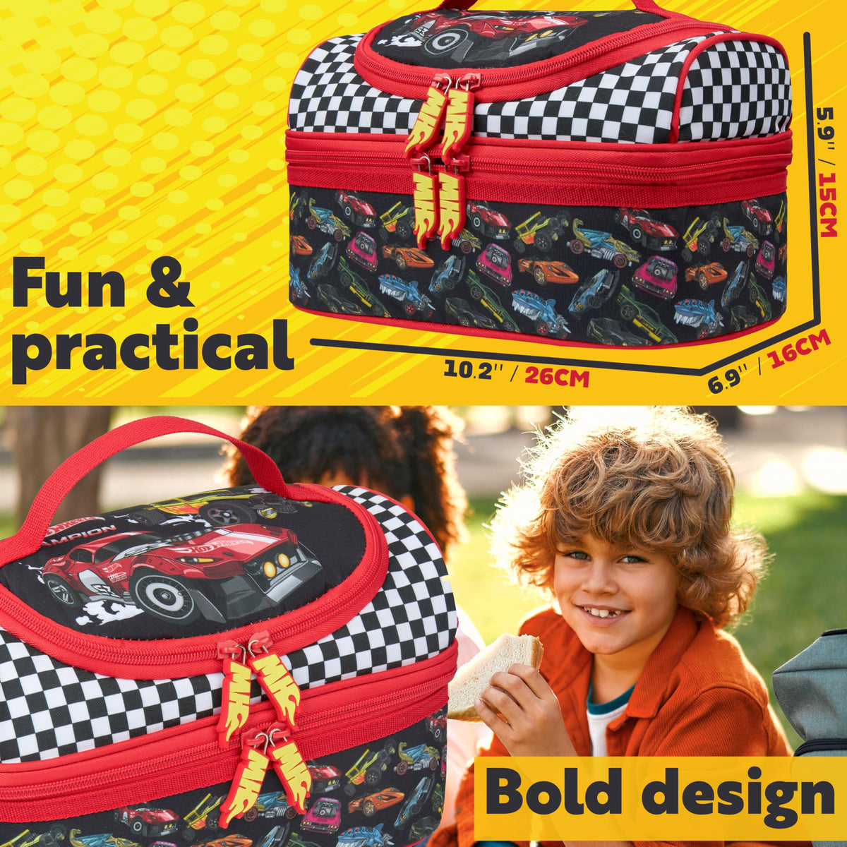 Get Trend Hot Wheels lunch bag packaging for gifting occasions