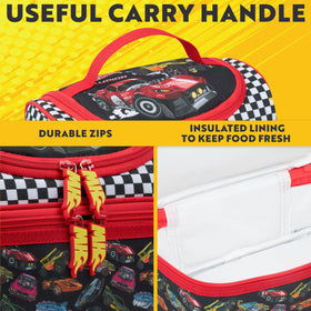 Get Trend Hot Wheels lunch bag soft-sided and lightweight