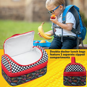 Get Trend Hot Wheels lunch bag with two compartments
