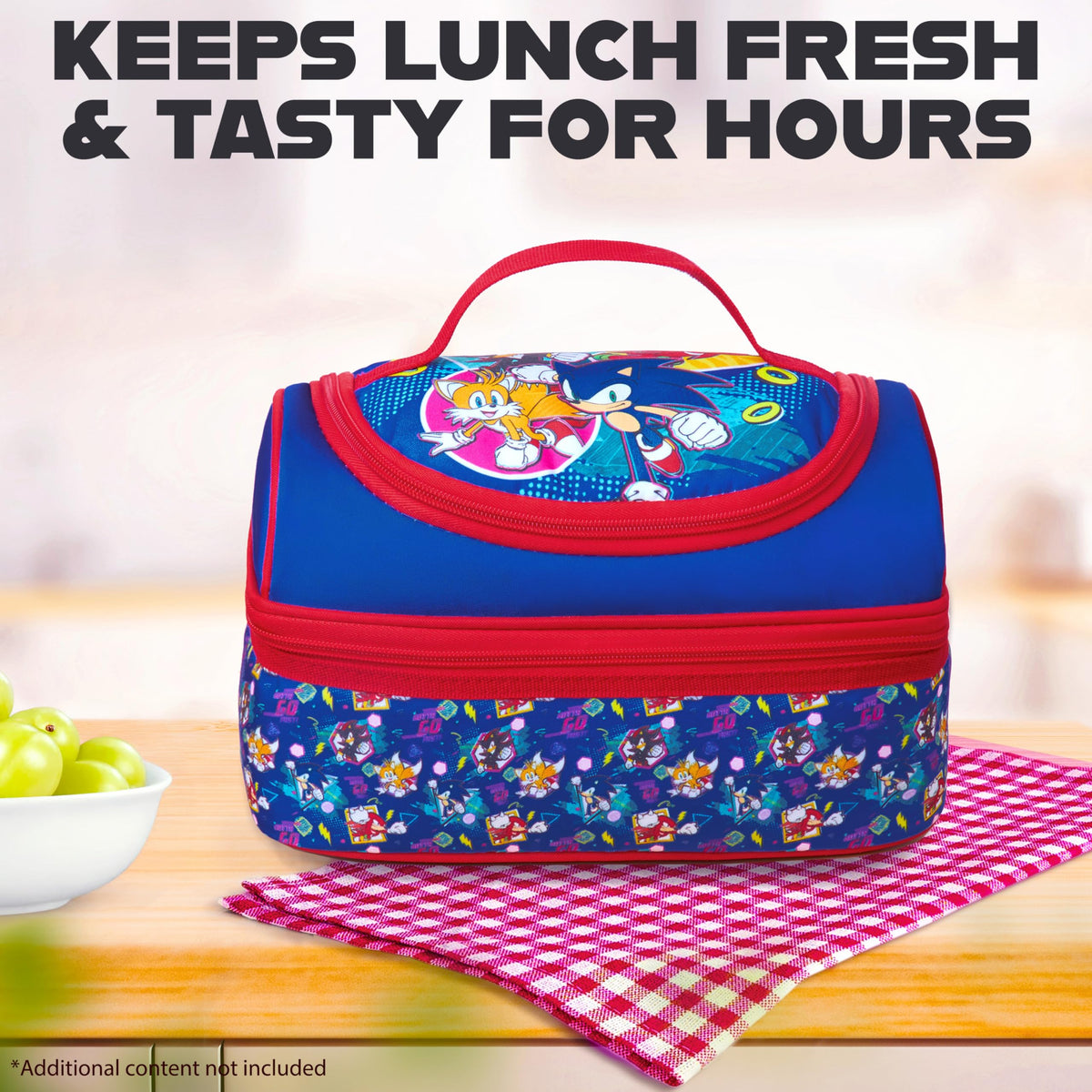 Get Trend Sonic lunch bag portable and lightweight for backpacks.