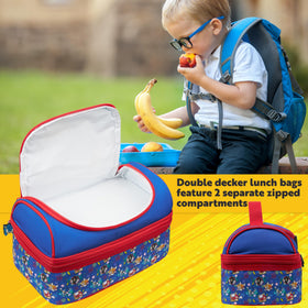 Get Trend Sonic lunch bag insulated interior preserves freshness for school lunches.