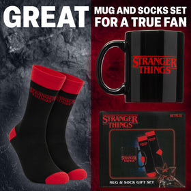 Get Trend Stranger Things crew socks, warm and comfortable for daily wear.