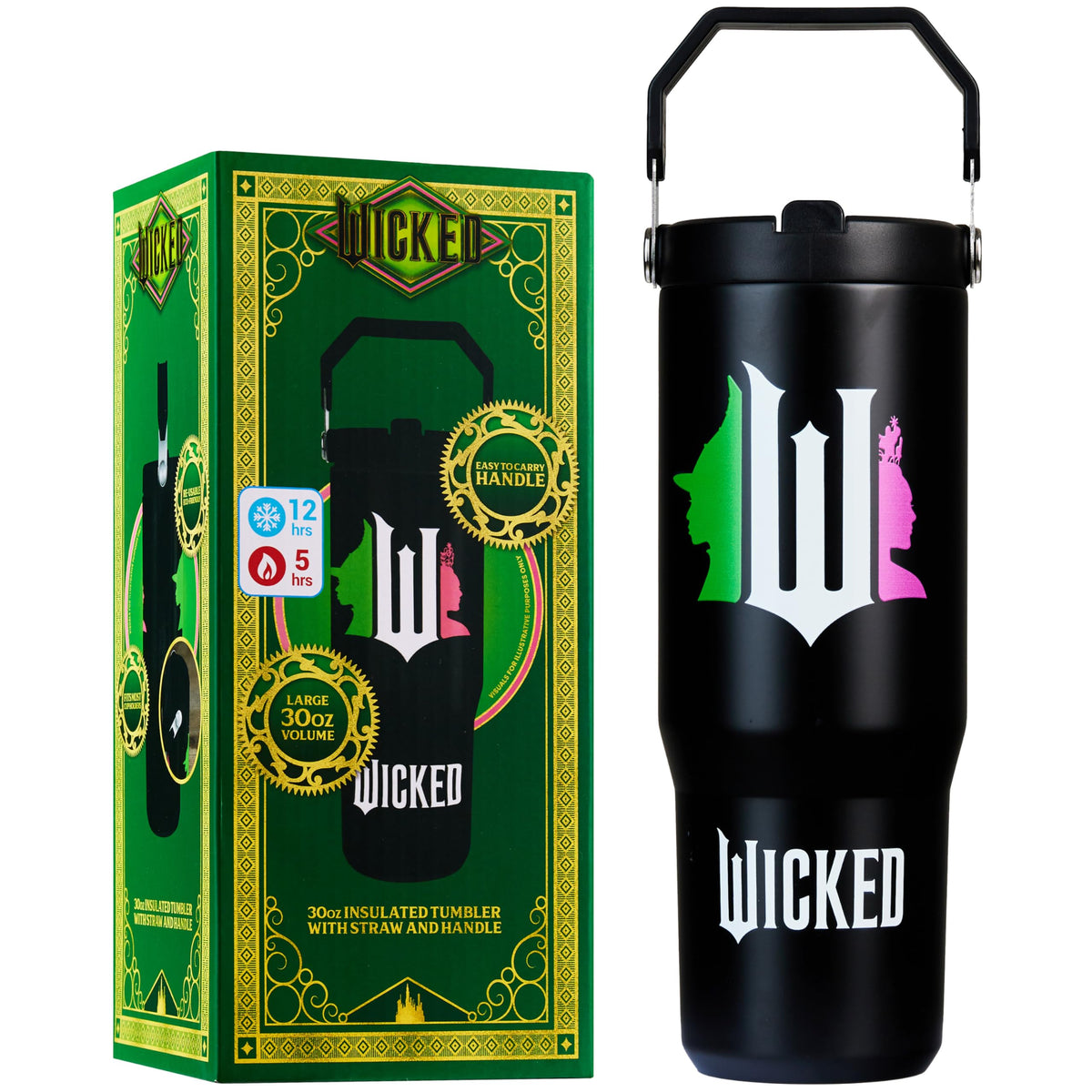 Get Trend Wicked tumbler with straw 30oz, ideal for school and sports hydration.
