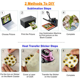 GetALift versatile coasters fit car kitchen cafe or home use
