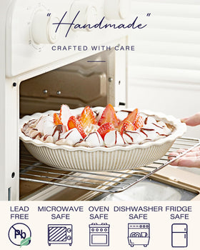getstar baking dish versatile for pies, quiches, and other baked goods.