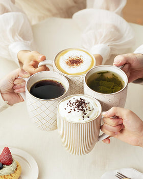 getstar 18-ounce mugs fit generous portions of coffee or tea.