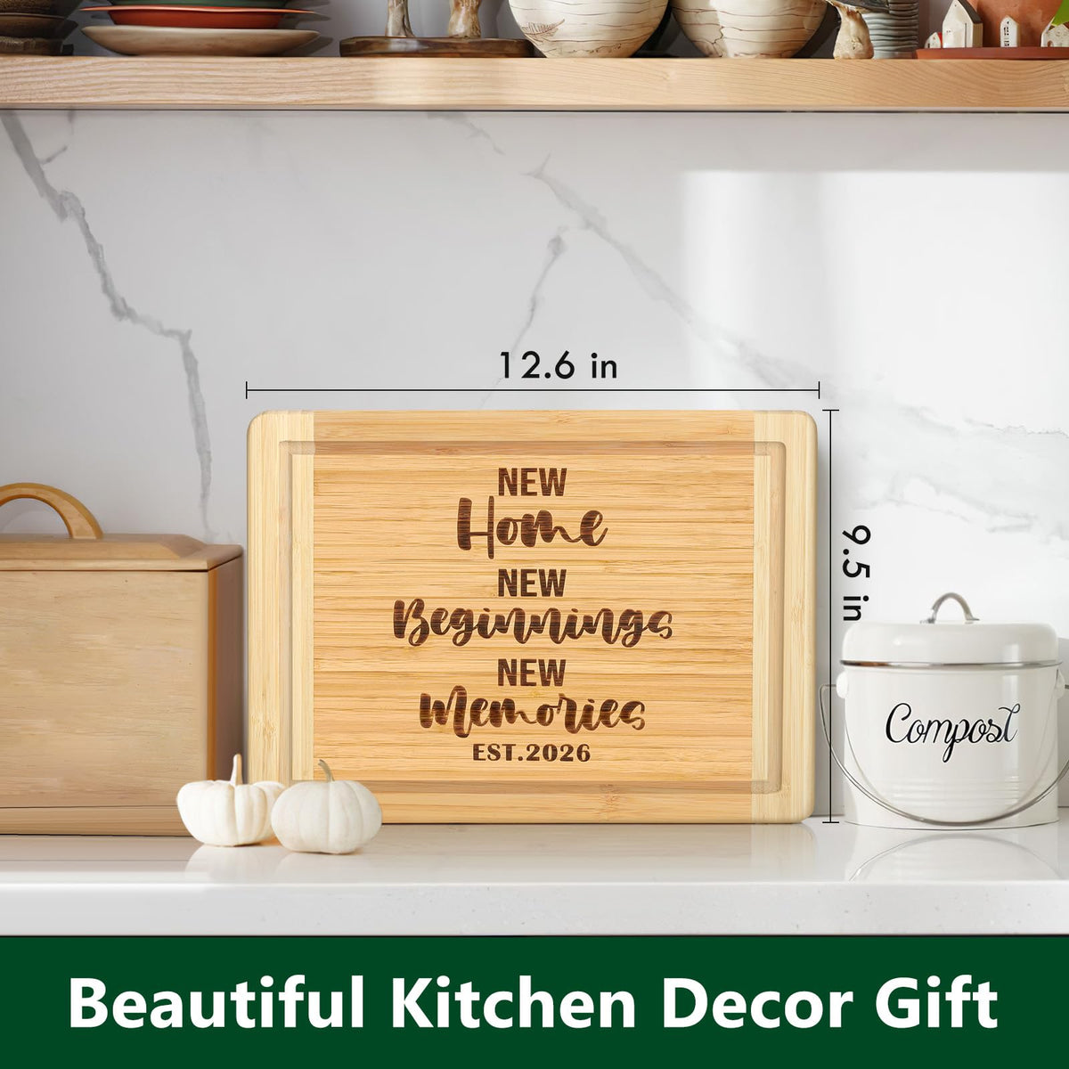GevGuxLuo double-sided cutting board versatile for cutting and serving