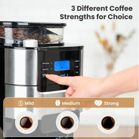 Gevi auto keep-warm plate preserves warmth after brewing.