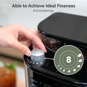 Gevi 2-10 cup capacity with adjustable strength for flexible brewing