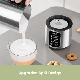 Gevi Milk Frother auto shutoff ensures safe, effortless operation.