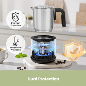 Gevi Milk Frother hot chocolate option for warm, cozy drinks.