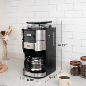 Gevi simple control panel for quick, straightforward brewing.