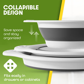 Gevoli three sizes fit pasta, fruits, vegetables for rinsing