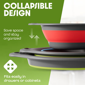 Gevoli colanders are dishwasher safe for easy cleanup after meals.
