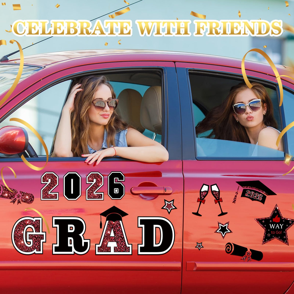 Geyee magnets are durable and waterproof for reuse in celebrations.